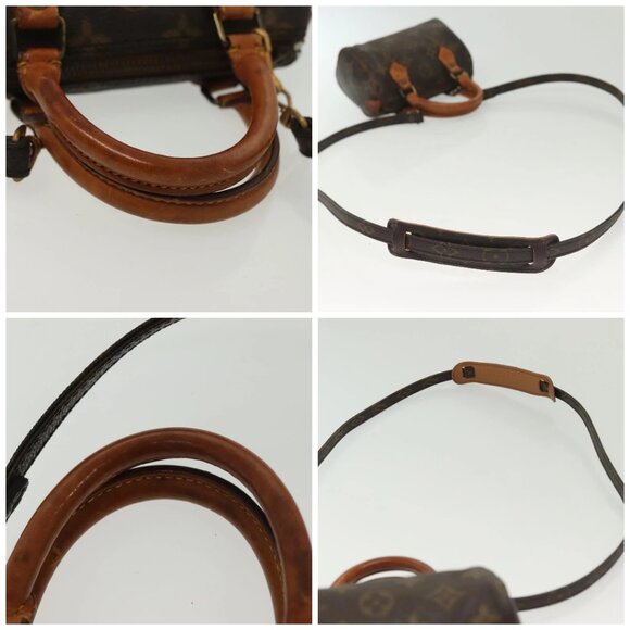 LOUIS VUITTON Monogram Mini Speedy Hand Bag M41534 LV Auth 129715 - Picture 16 of 16